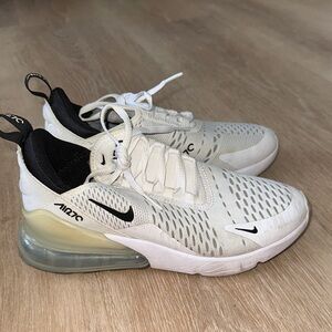 Nike Air Max White and Black Sneakers